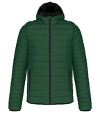 Men's Lightweight Hooded Padded Jacket ForestGreen