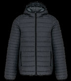 Men's Lightweight Hooded Padded Jacket MarlDarkGrey