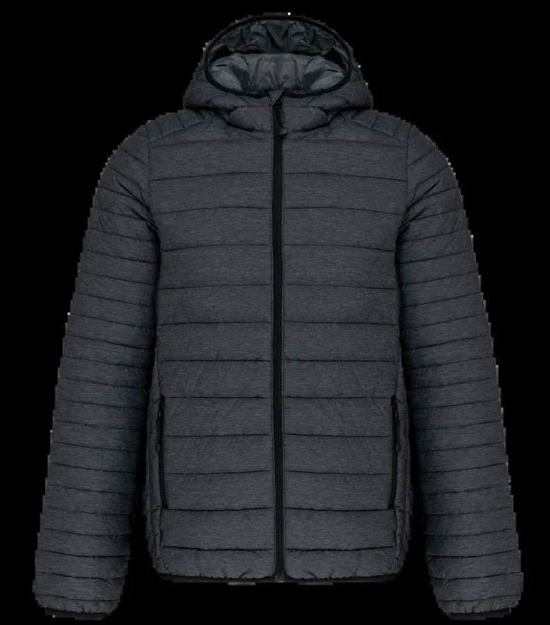 Men's Lightweight Hooded Padded Jacket MarlDarkGrey