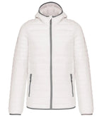 Men's Lightweight Hooded Padded Jacket White