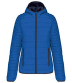 Ladies' Lightweight Hooded Padded Jacket LightRoyalBlue