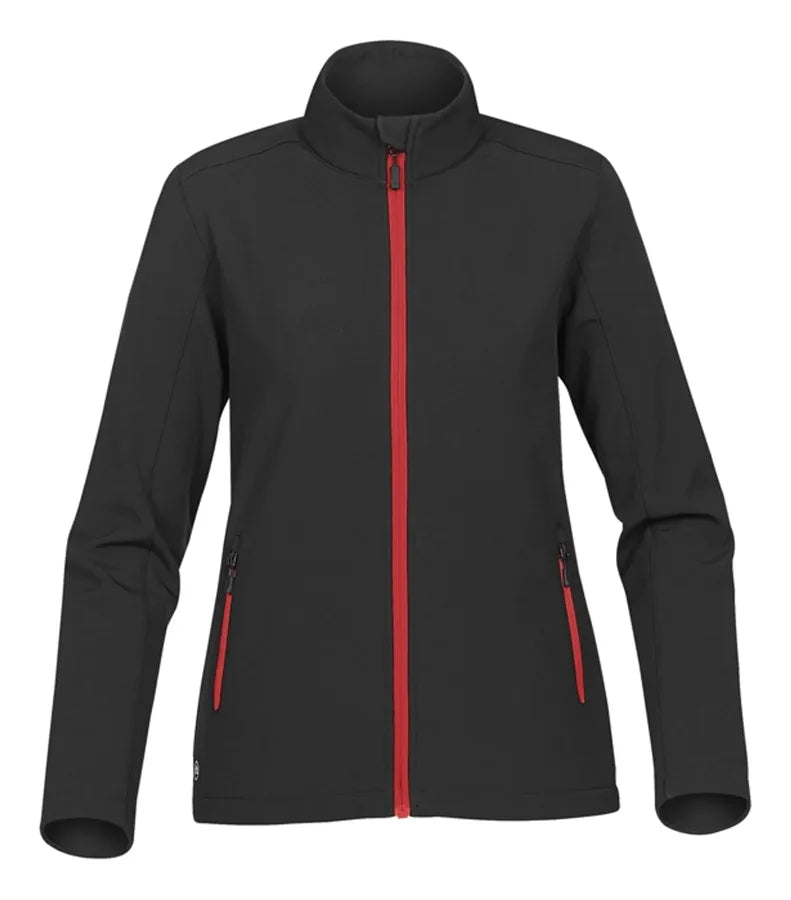 Women´s Orbiter Softshell Black/BrightRed
