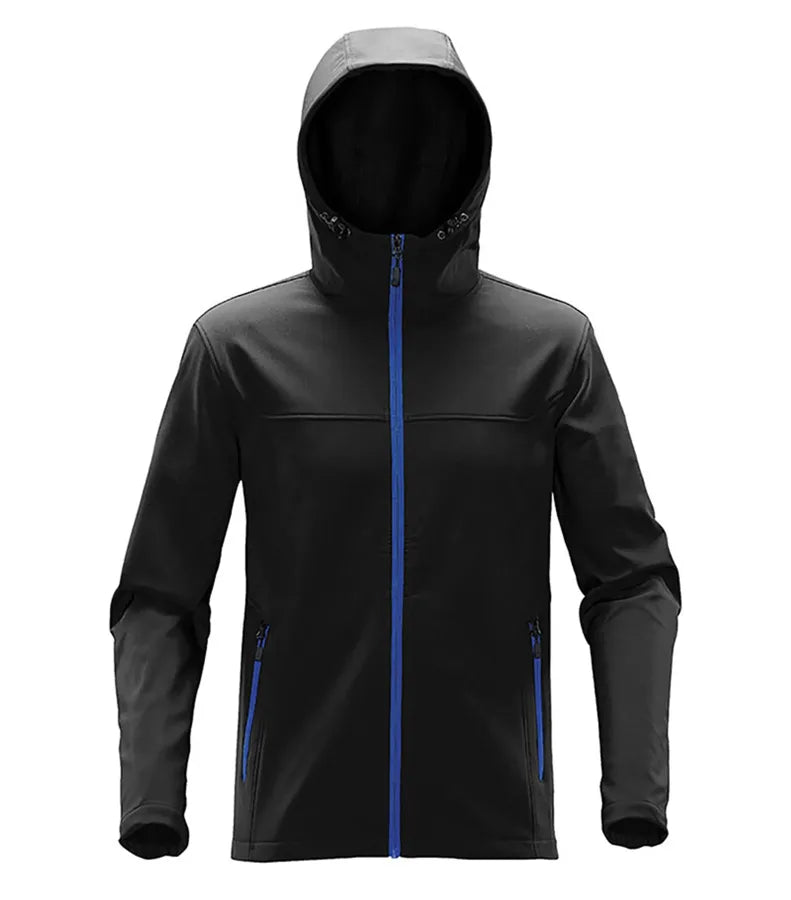 Orbiter Softshell Hoody Black/AzureBlue