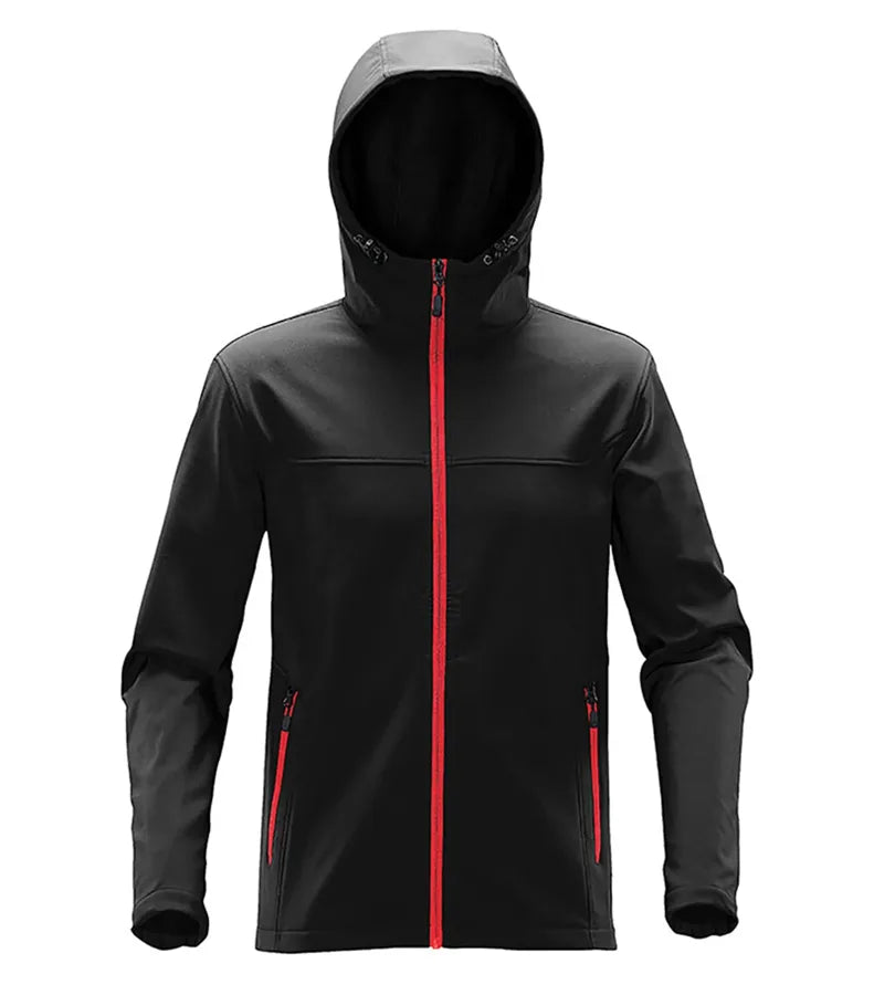 Orbiter Softshell Hoody Black/BrightRed