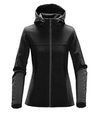 Women's Orbiter Softshell Hoody Black/Dolphin