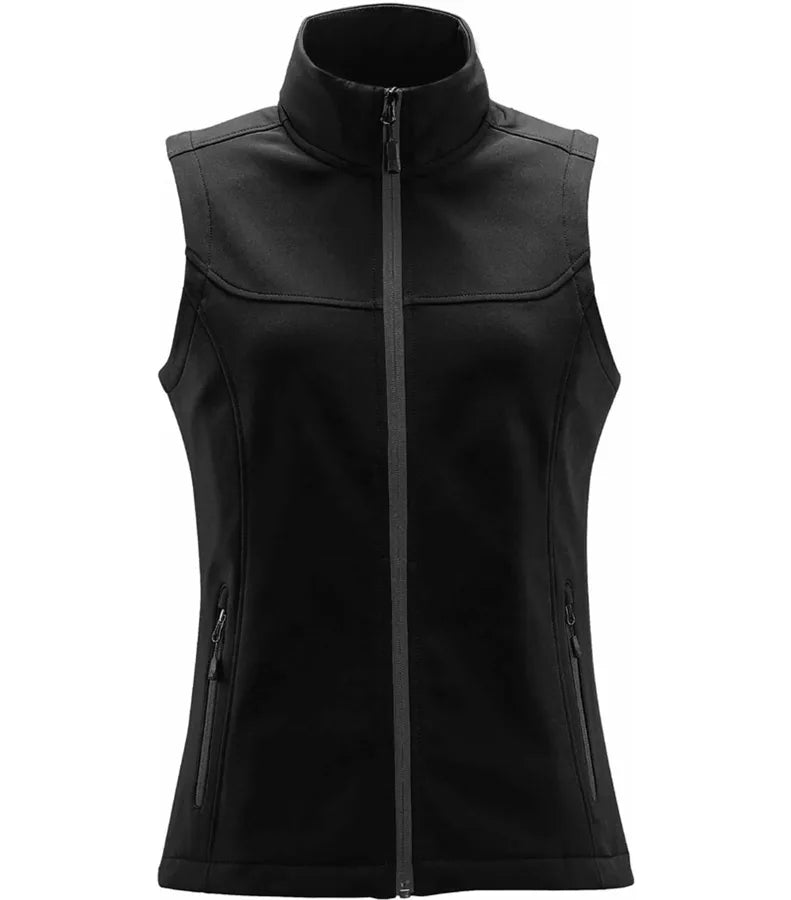 W's Orbiter Softshell Vest Black/Dolphin