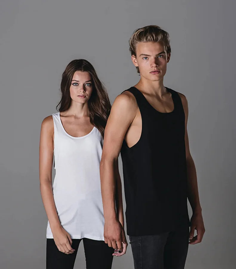 One Drop Armhole Vest Black