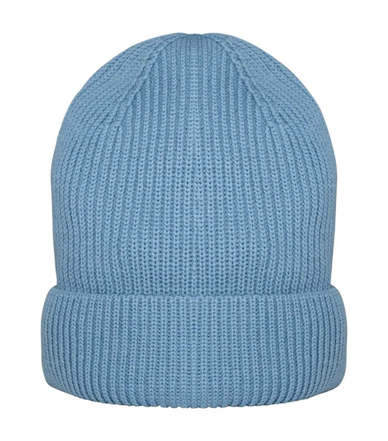 Eco-Friendly Unisex Merino Wool Beanie CoolBlue