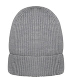 Eco-Friendly Unisex Merino Wool Beanie MoonGreyHeather
