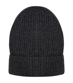 Eco-Friendly Unisex Merino Wool Beanie VolcanoGreyHeather