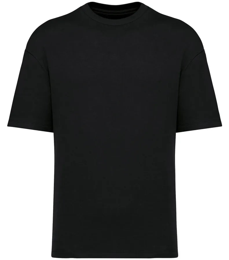 Unisex Eco-Friendly Oversized French Terry T-shirt Black