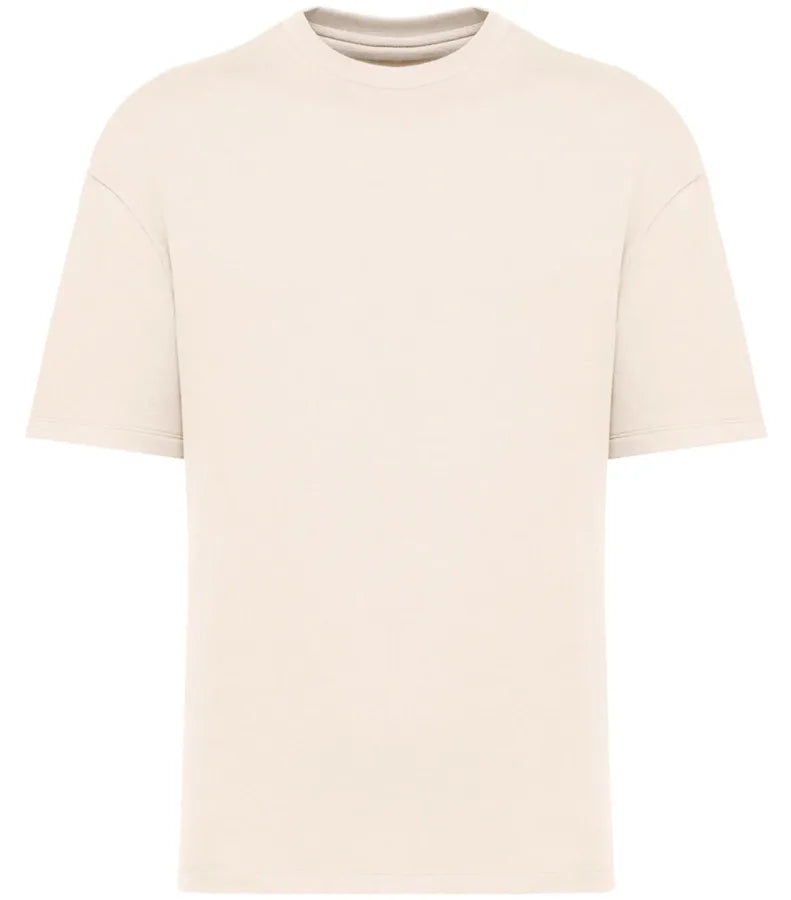 Unisex Eco-Friendly Oversized French Terry T-shirt Ivory