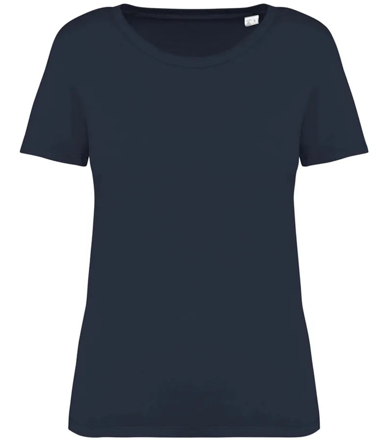 Ladies Faded Straight fit T-shirt 165gsm WashedNavyBlue