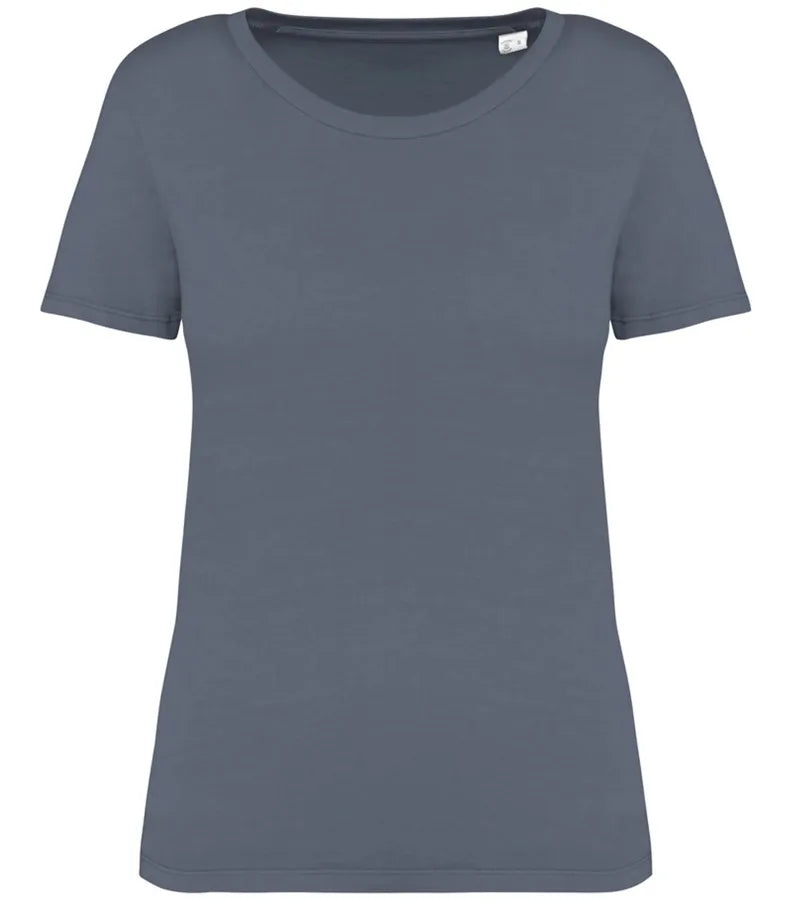 Ladies Faded Straight fit T-shirt 165gsm WashedMineralGrey