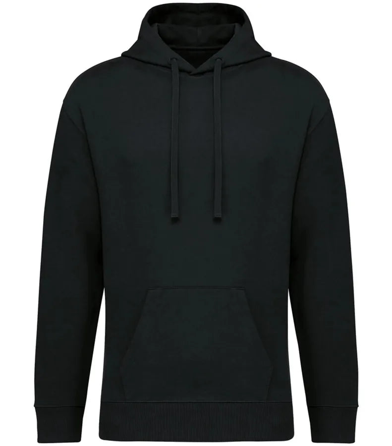 Unisex eco-friendly French Terry dropped shoulders Black