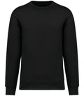 Uni. EcoFriendly Brushed Fleece Drop.Shoulder Swea Black