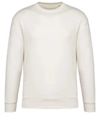 Uni. EcoFriendly Brushed Fleece Drop.Shoulder Swea Ivory