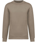 Uni. EcoFriendly Brushed Fleece Drop.Shoulder Swea WetSand