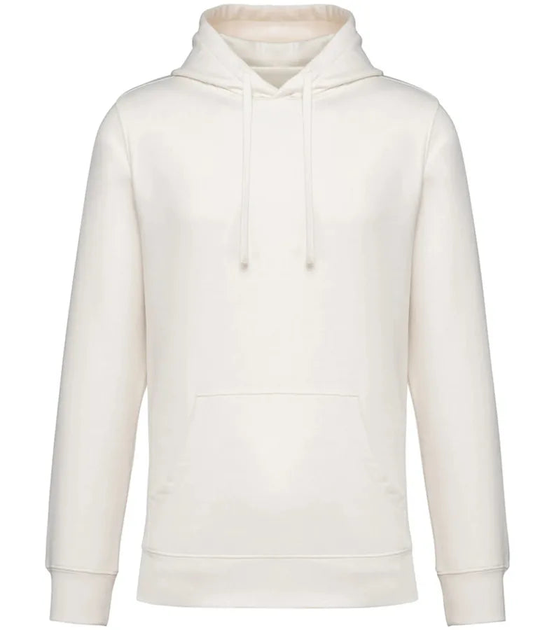 Uni. EcoFriendly Brushed Fleece Drop.Shoulder Hood Ivory