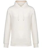 Uni. EcoFriendly Brushed Fleece Drop.Shoulder Hood Ivory