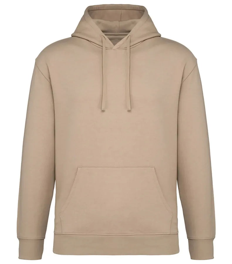 Uni. EcoFriendly Brushed Fleece Drop.Shoulder Hood WetSand