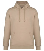 Uni. EcoFriendly Brushed Fleece Drop.Shoulder Hood WetSand