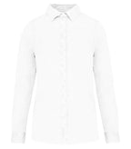 Ladies washed shirt WashedWhite