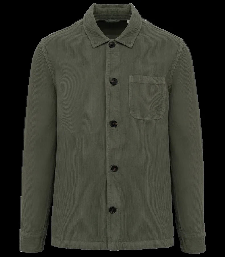 Men's Eco-Friendly Corduroy Jacket WashedOrganicKhaki
