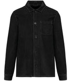 Men's Eco-Friendly Corduroy Jacket WashedBlack