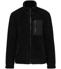 Unisex Eco-Friendly Sherpa Jacket Black