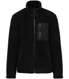 Unisex Eco-Friendly Sherpa Jacket Black