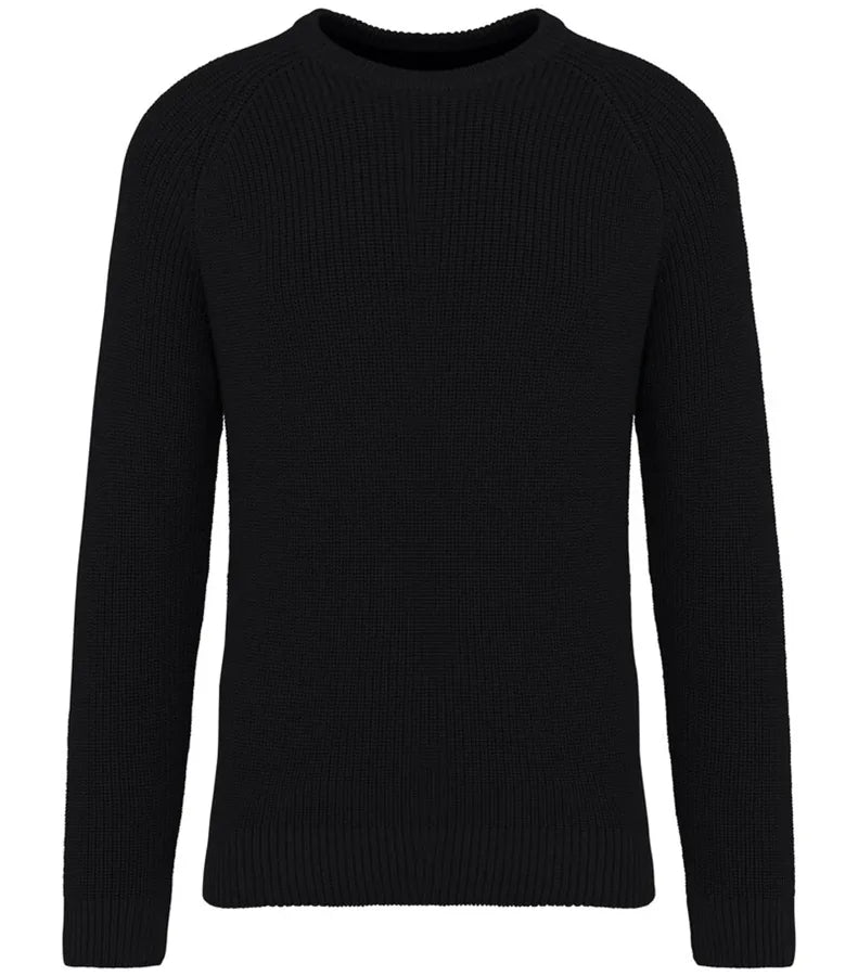 Men's chunky knit jumper Black