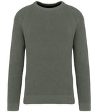 Men's chunky knit jumper OrganicKhaki