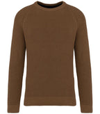 Men's chunky knit jumper Toffee