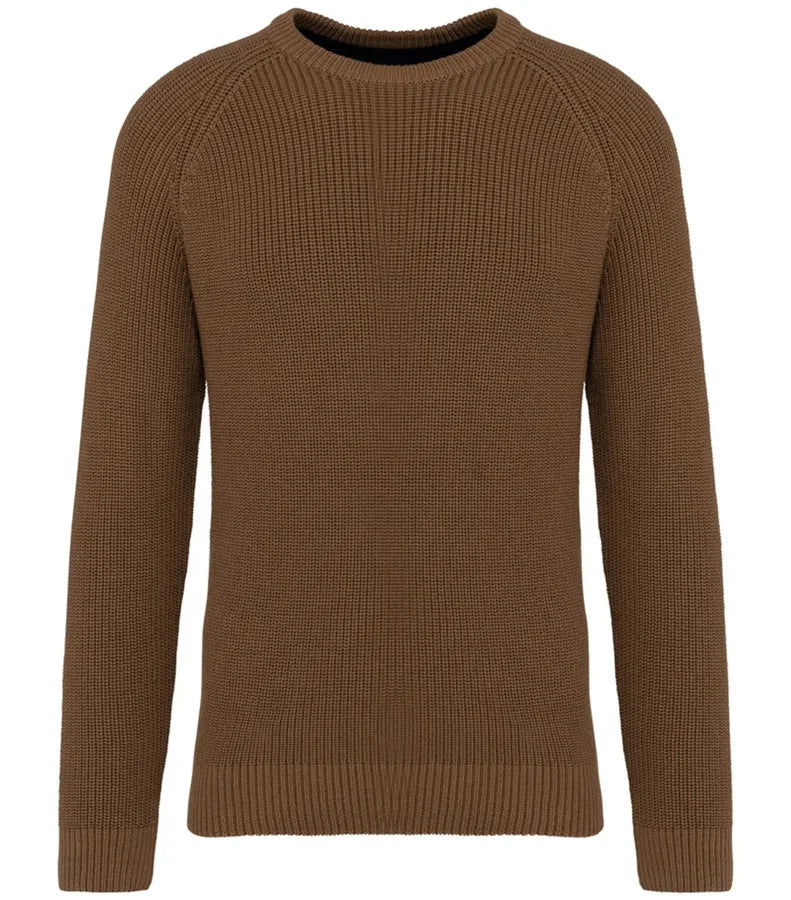 Men's chunky knit jumper Toffee
