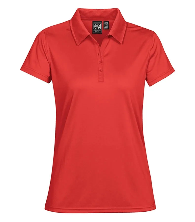 Women's Eclipse H2X-Dry Pique Polo BrightRed
