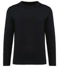 Men's V-Neck Long-Sleeved Supima® T-shirt Black