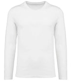 Men's V-Neck Long-Sleeved Supima® T-shirt White