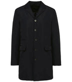 Men's Structured Trenchcoat Black