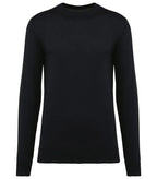 Men's Crew Neck Supima® Jumper Black