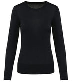 Ladie's Crew Neck Supima® Jumper Black