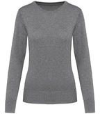 Ladie's Crew Neck Supima® Jumper GreyHeather