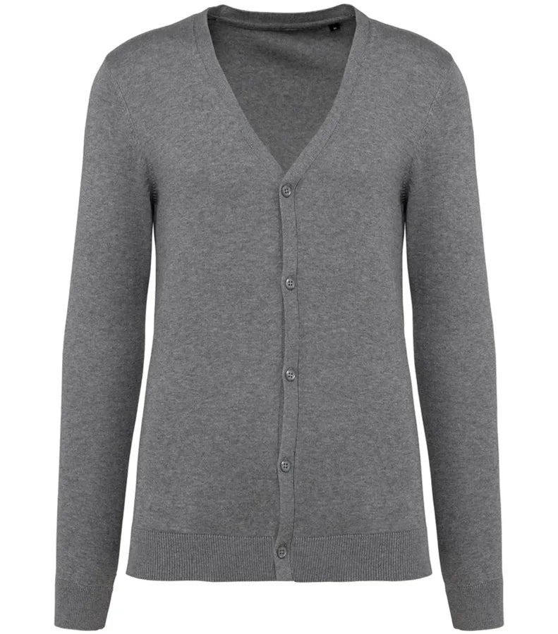 Men Supima® Cardigan GreyHeather