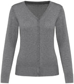 Women Supima® Cardigan GreyHeather