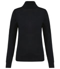 Ladies' Roll-Neck Merino Jumper Black