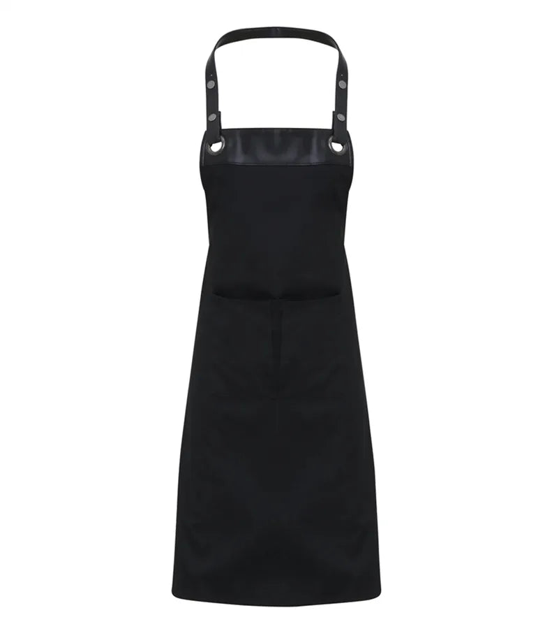 Espresso Bib Apron Black/Black
