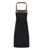 Espresso Bib Apron Black/Brown