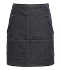 Jeans stitch denim waist apron BlackDenim