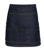 Jeans stitch denim waist apron IndigoDenim