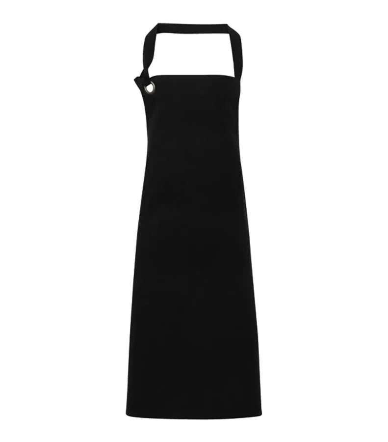 Calibre heavy cotton canvas bib apron Black